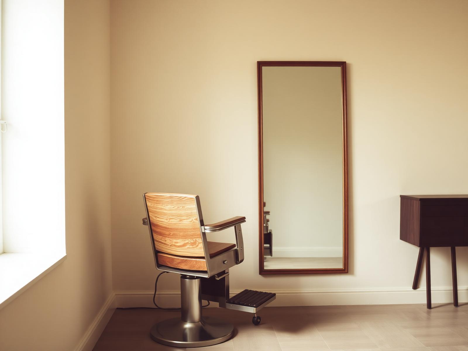 Interieur van HM's Barbershop
